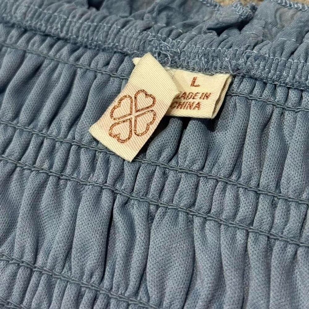 Blue Ruffle Dress - Picture 7 of 7